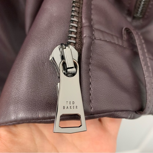 TED BAKER LONDON Leather Jacket - Picture 6 of 15